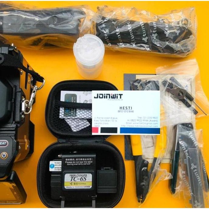 Splicer Tumtec 17H Splicing Tumtech 17 H Alat Penyambung Lengkap Fo New Stok