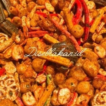 

Eh76 ede-78 Seblak mix/ seblak campur/ seblak pedas daun jeruk kemasan 1kg Murah Original