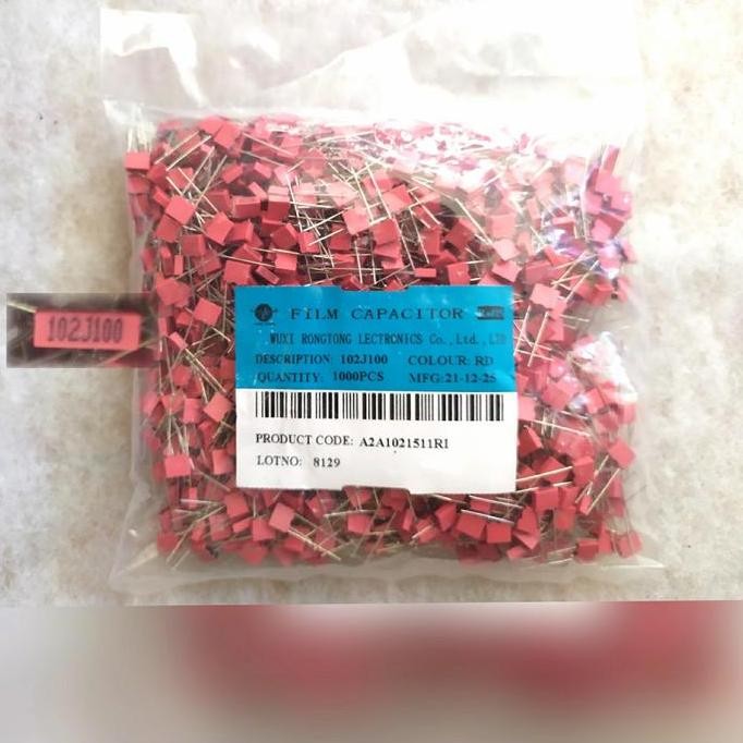 JH8 capasitor MKM 102 1N 100v 1.000 pcs