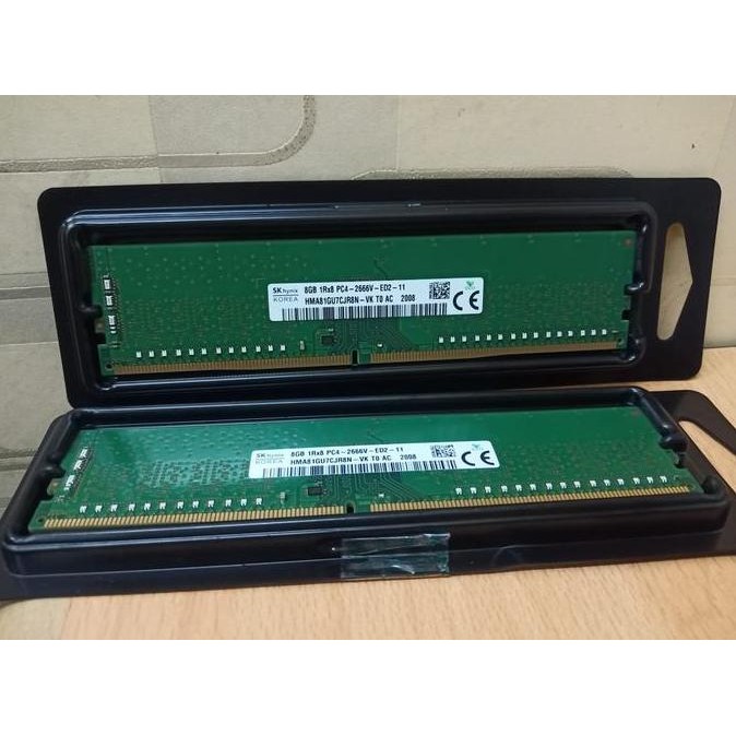 Ram Server Dell T30 T40 Hp Ml10 St250Ddr4 8Gb Pc 2666 Ecc Dimm Hynix New Stok