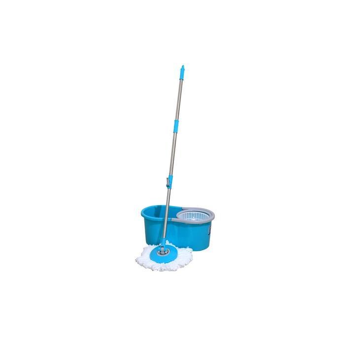 Spin Mop Bm 45 Lion Star Alat Pel Perawatan Rumah Biru Kain Pink Lantai Pembersih Pel  Lantai  Peras