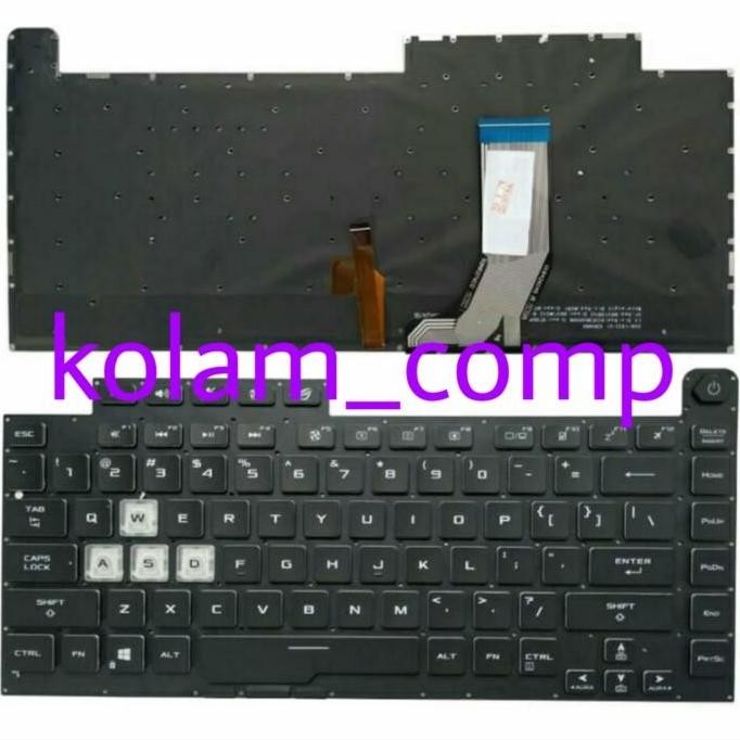Keyboard Laptop Asus Rog Strix G15 G512 G512L G512Li G512 Backlite New Stok