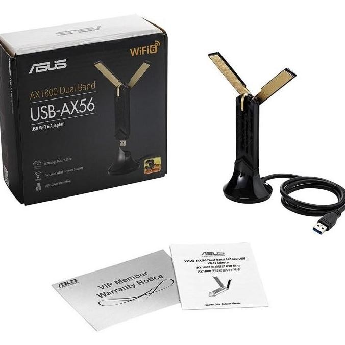 Asus Usb-Ax56 Dual Band Ax1800 Usb Wifi 6 Ax56 Adapter Ax 56 Ax 1800 New Stok