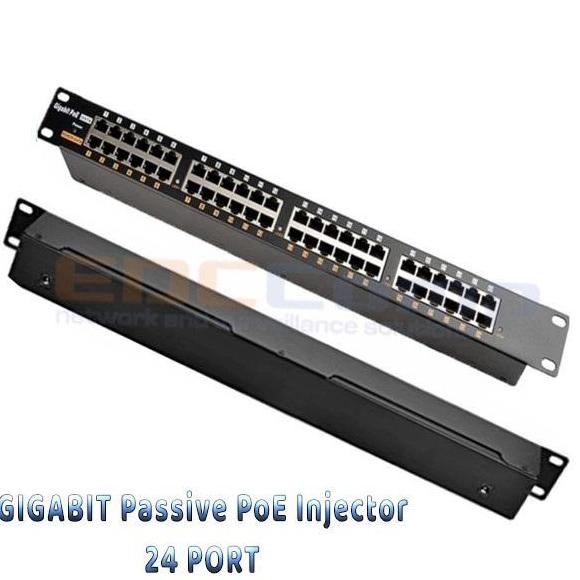 Passive Poe Injector 24 Port Gigabit / Gigabit Poe 24 Port New Stok