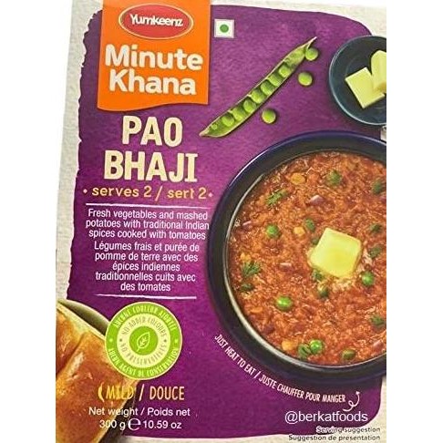 

cusss order] Pao Bhaji Yumkeenz Haldiram Ready To Eat / Haldirams Pav Siap Saji