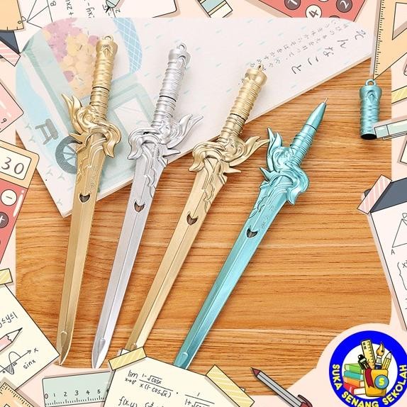 

Produk Baru!! SELUSIN Pulpen Pedang Keren S0142