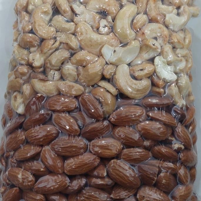 

mix mede roasted dan almond roasted kemasan 1kg termurah