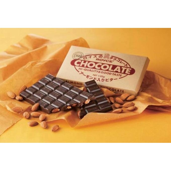 

royce almond chocolate bar - cokelat coklat kacang japan import termurah