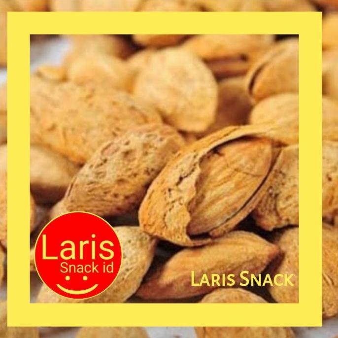 

1kg almond roasted (panggang) usa /kacang almond premium buttermilk termurah