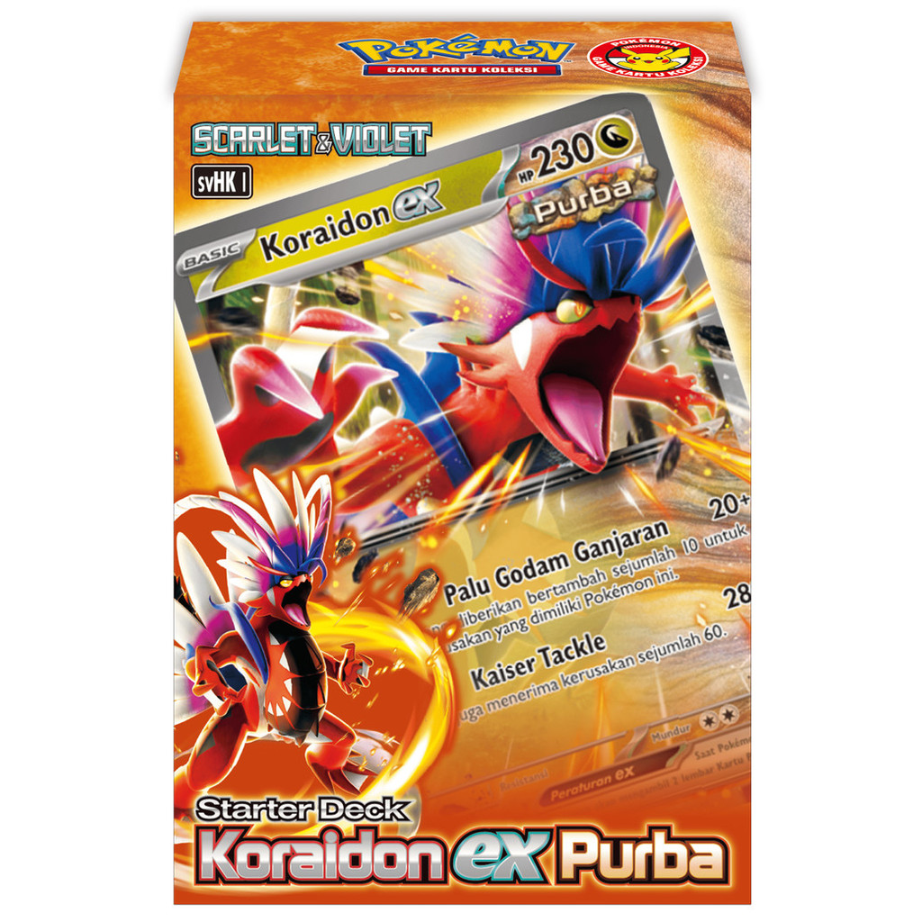 Starter Deck Koraidon ex Purba pokemon TCG Indonesia