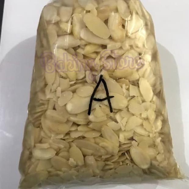 

kacang almond slice repack 1kg termurah