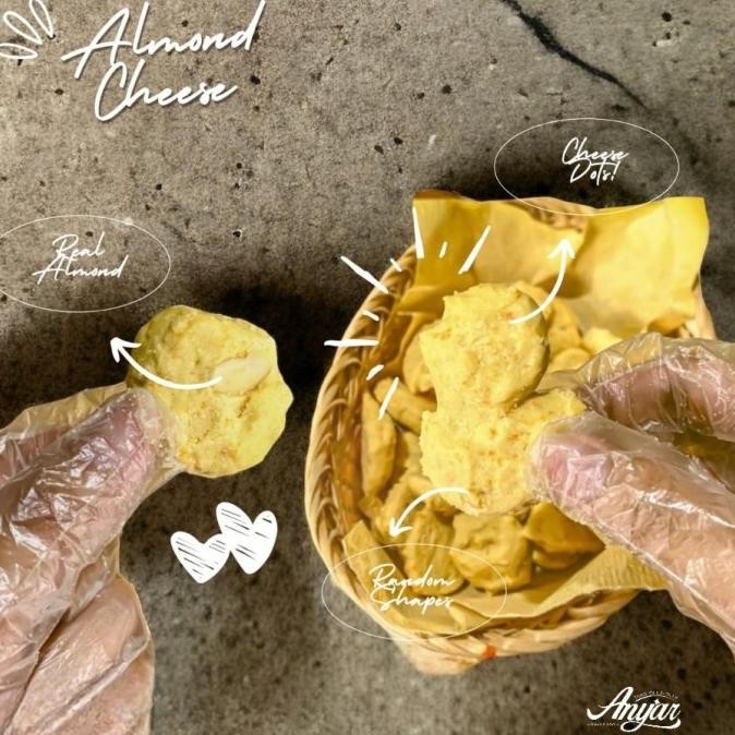 

almond cheese kue kering almond keju enak 100gr-250gr termurah