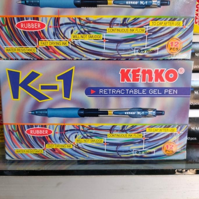 

Pulpen Ballpoint Gel Pen Kenko K1 Ukuran 0,5Mm Harga/Lusin Stok Terbatas
