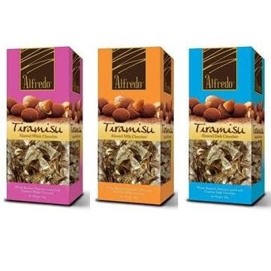 

alfredo tiramisu almond chocolate 180gr import malaysia original termurah