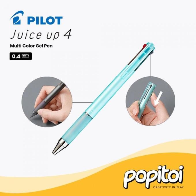 

Pilot Juice Up 4 Multi Color Gel Pen 0.4 Mm Bolpen Pulpen Cetekan Warna Warni Stok Terbatas