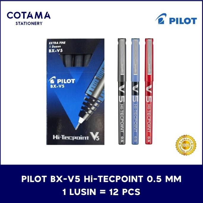 

Produk Baru!! Pulpen Pilot BX-V5 Hi-Tecpoint Extra Fine 0.5 mm - 1 lusin isi 12 pcs