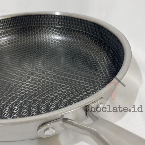Rapa Home Pro Frypan Wajan Tainle Teel Honeycomb