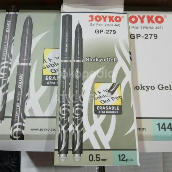 

Produk Baru!! Joyko Gel Pen Gp 279 Erasable Pulpen Bisa Di Hapus (12Pcs) Shokyo gel