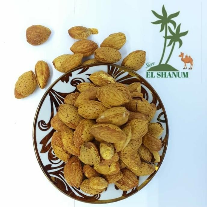 

kacang almond 250gr kacang import terbaik / kacang khas arab termurah