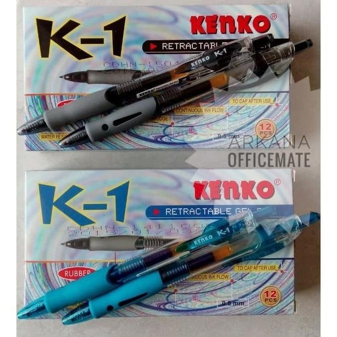 

Pulpen Kenko K1 | Gel 0.5 Mm Varian Warna Stok Terbatas