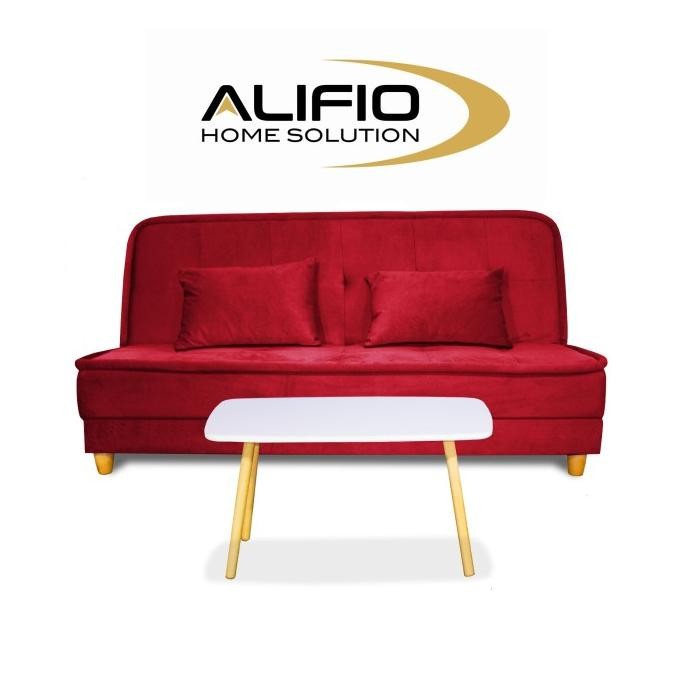 

sofa bed (type almond)/minimalis modern/multifungsi/reklening sistem termurah