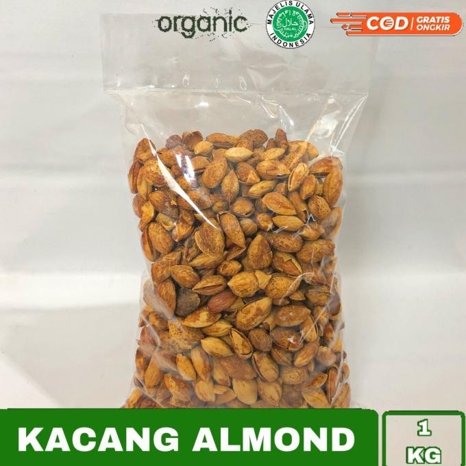 

kacang almond panggang 1kg / almond roasted termurah