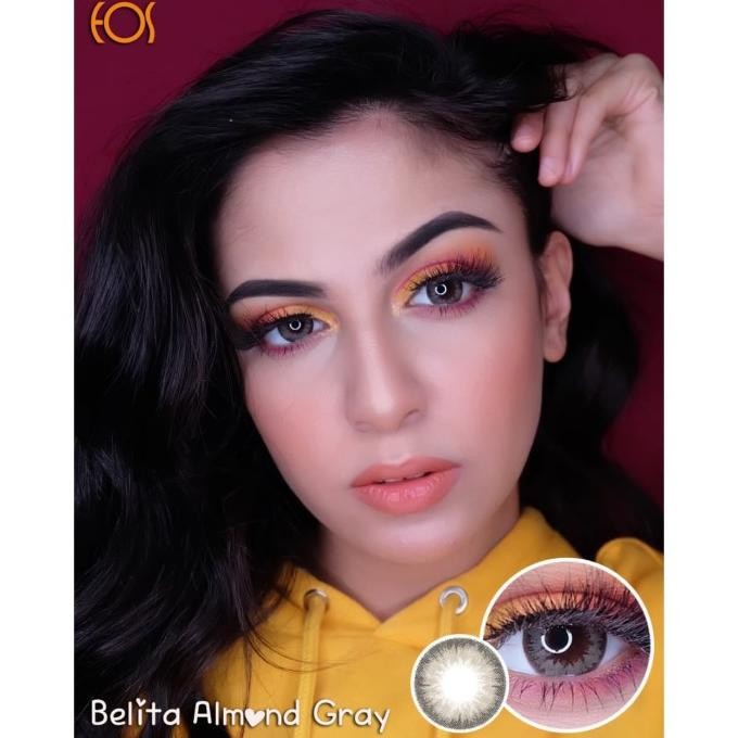 

original softlens eos belita almond grey gray soflens softlenses termurah