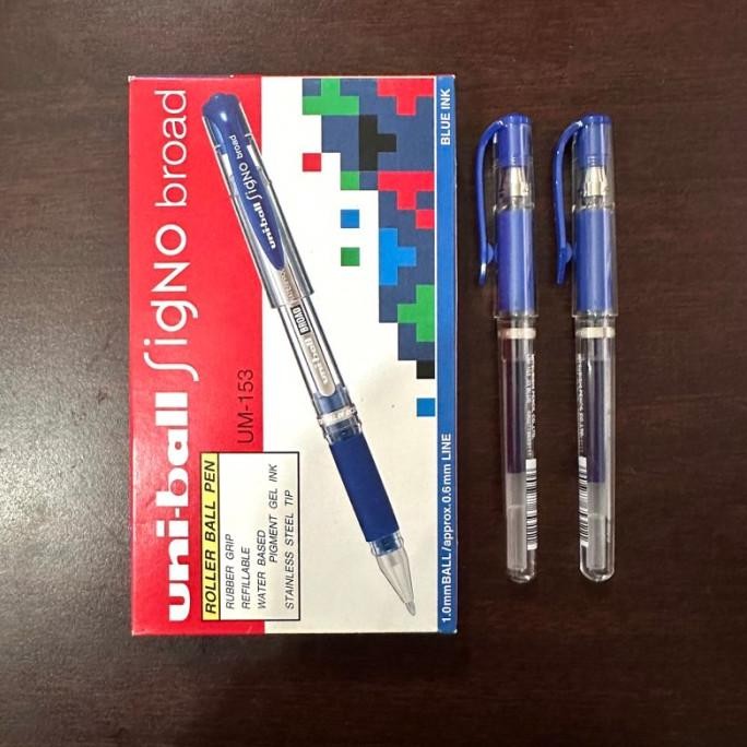 

Pulpen Gel / Cair Uni Ball Signo Broad Um - 153 Warna Biru 1.0 Stok Terbatas