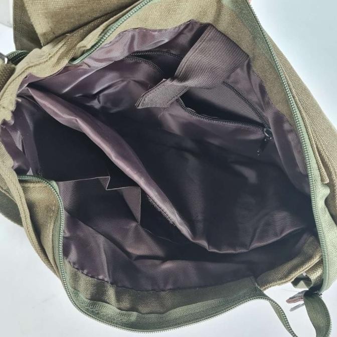Tas Selempang Slempang Kain Kanvas Pria Messenger Bag Canvas Printing Terlaris