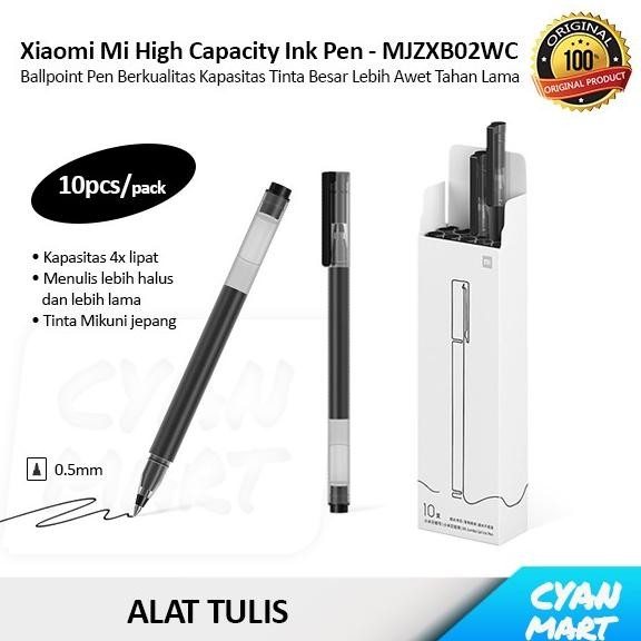 

Produk Baru!! Mi High Capacity Ink Pen Ballpoint Gel Pulpen Mikuni 10pcs Original