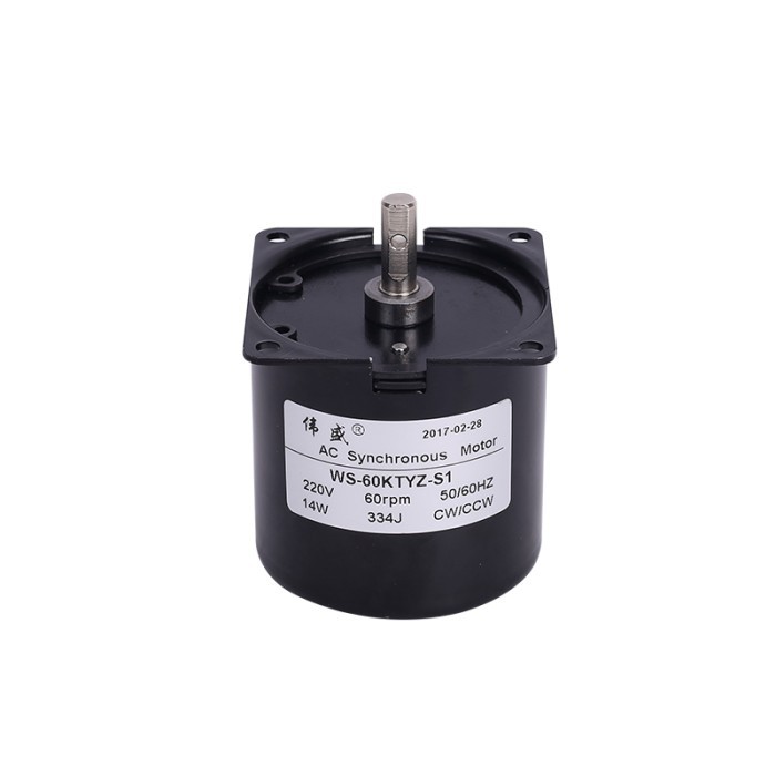60KTYZ LOW-SPEED PERMANENT MAGNET SYNCHRONOUS AC MOTOR 220V GEARED MOTOR