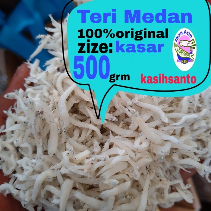 

Ikan Asin Aneka TERI MEDAN super netto-500g
