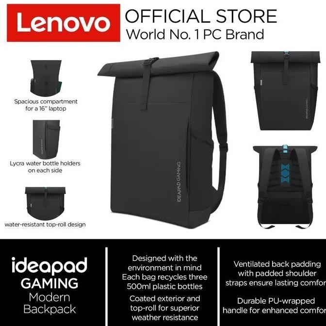 Lenovo Backpack Ideapad Gaming Modern 16Inch Tas Laptop Gaming