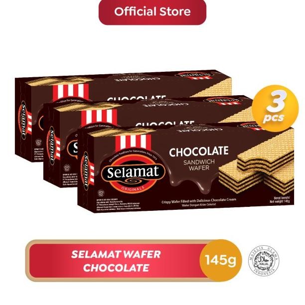 

Elamat Wafer Chocolate 145 G 3 Pc