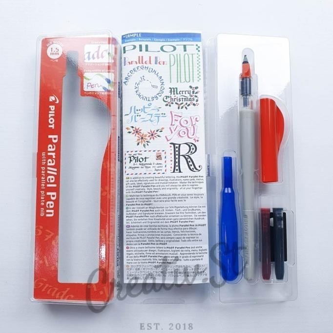 

Pilot Parallel Calligraphy Pen 1.5 / 2.4 / 3.8 / 6.0 Mm Original Dan Terpercaya