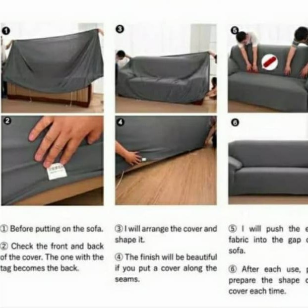 PROMO TERBARU SARUNG SOFA BED COVER SOFA BED INOAC INFORMA GWINSTON MOTIF STRECHT WQL7