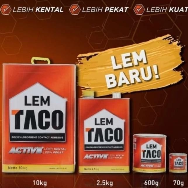 cusss order] Lem kuning hpl TACO ACTIVE merah