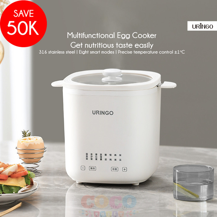 URINGO QC-ZDQ01 egg cooker household Small Size Can Be Scheduled to Automatically Cut Off The Power