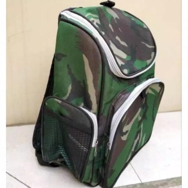 TAS ARMY ANAK SEKOLAH MOTIF LORENG/ TAS PUNGGUNG ARMY TENTARA