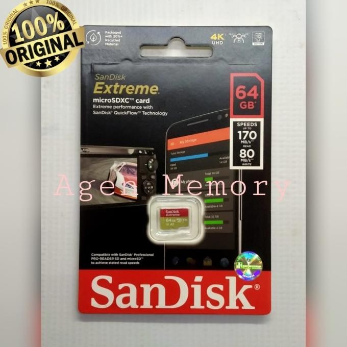 Sandisk Micro Sd Extreme 64Gb - Micro Sd 64Gb