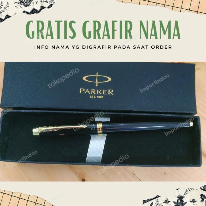 

Produk Baru!! pulpen sign pen parker stainless gratis Grafir nama