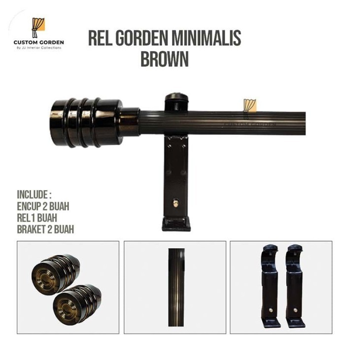 HOT SALE REL GORDEN MINIMALIS FULL SET TIANG PENYANGGA KORDEN - REL MINIMALIS ZXY61