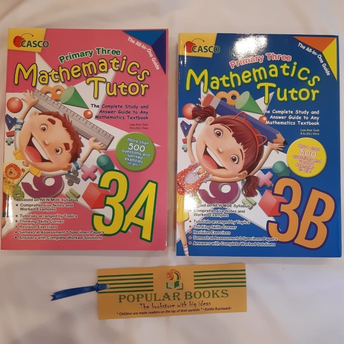 

TERBARU Primary 3 Mathematics Tutor Set ( A & B )