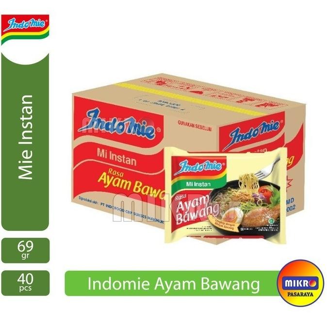 

Terlaris [Karton] Indomie Mie Instan Ayam Bawang Goreng Soto [40 Pcs / Karton] 1 Dus Ready Stok