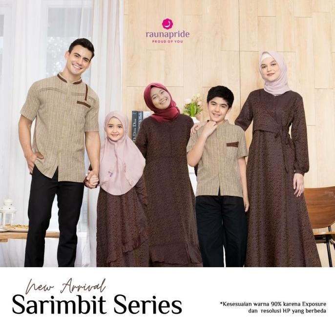baju couple sarimbit keluarga family set lebaran 2023 muslim 06 rauna