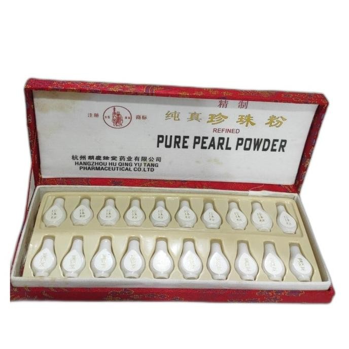 

BARU MUTIARA CEN CU FEN PURE PEARL POWDER 20BOTOL UNTUK KESEHATAN KULIT