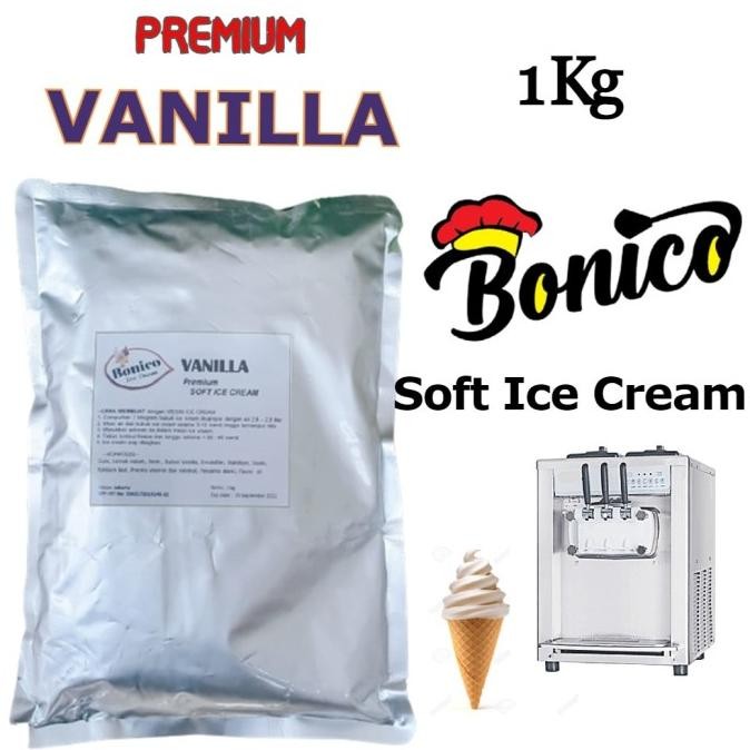 

BARU BONICO VANILLA SOFT ICE CREAM POWDER 1KG PREMIUM BUBUK ES KRIM VANILA