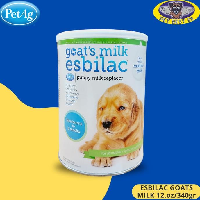 

BARU ESBILAC GOATS MILK DOG 340GRAM POWDER SUSU KAMBING UNTUK DOG MADE USA