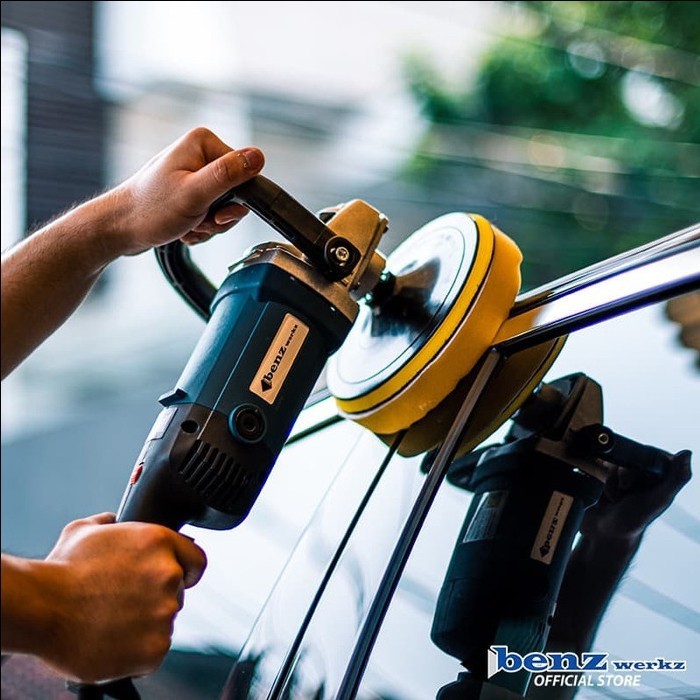 Busa Poles Mobil 7 inch / Wave Buffing Pad Orange 7 Inch / Busa Waxing