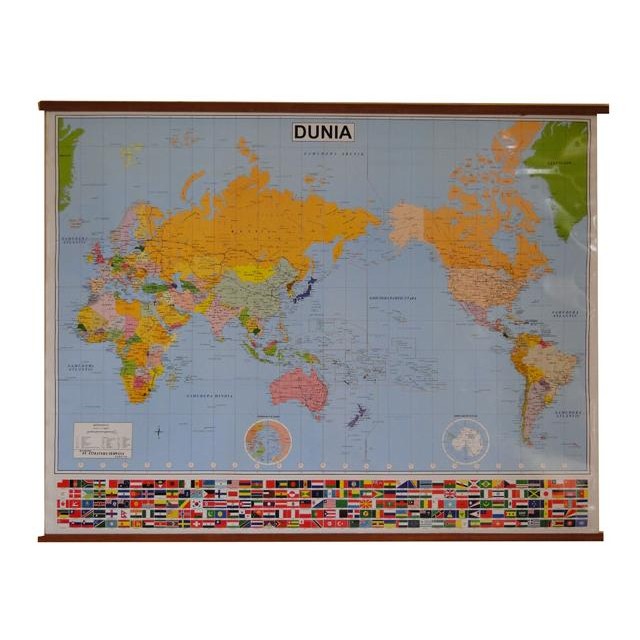 Peta Dunia (Bingkai)